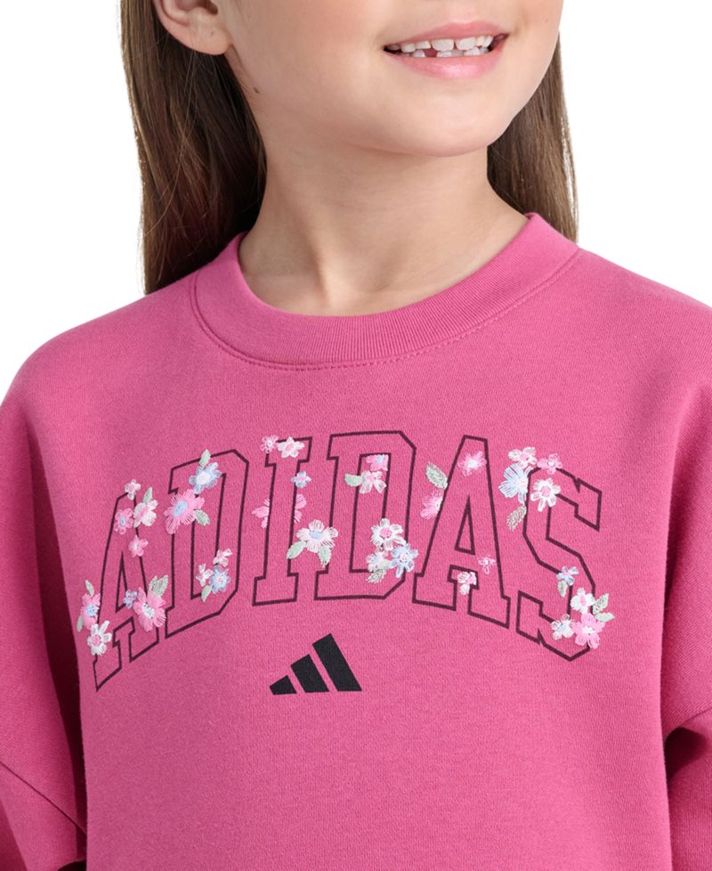 Girls' 2T-6X Long-Sleeve Sweatshirt and Pants, 2-Piece Set