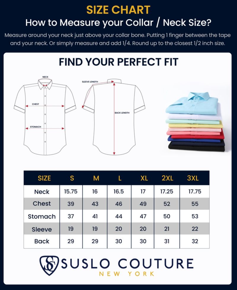 Men's Slim Fit Performance Short Sleeves Solid Button Down Shirt