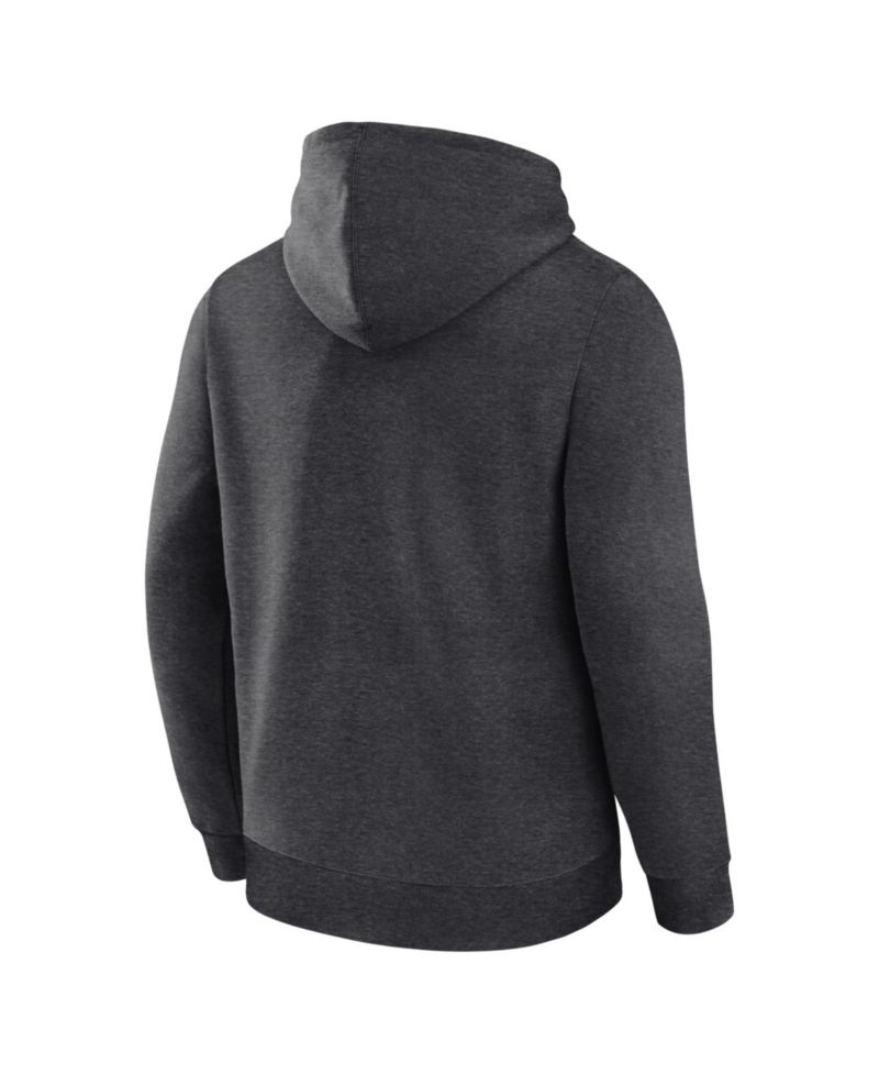 Men's Heather Charcoal Buffalo Bills Primary Logo Hoodie