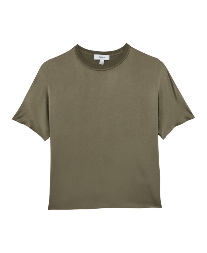 Women's Lena Silk Short-Sleeve Top