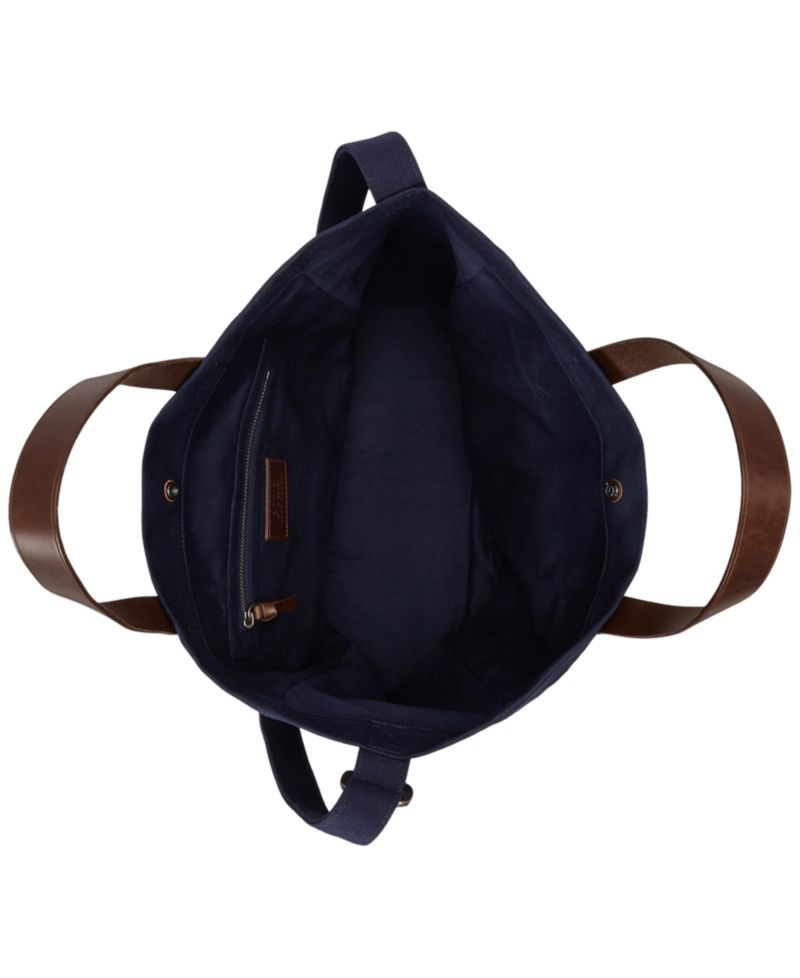 Men's Polo Bear Canvas Shopper Tote