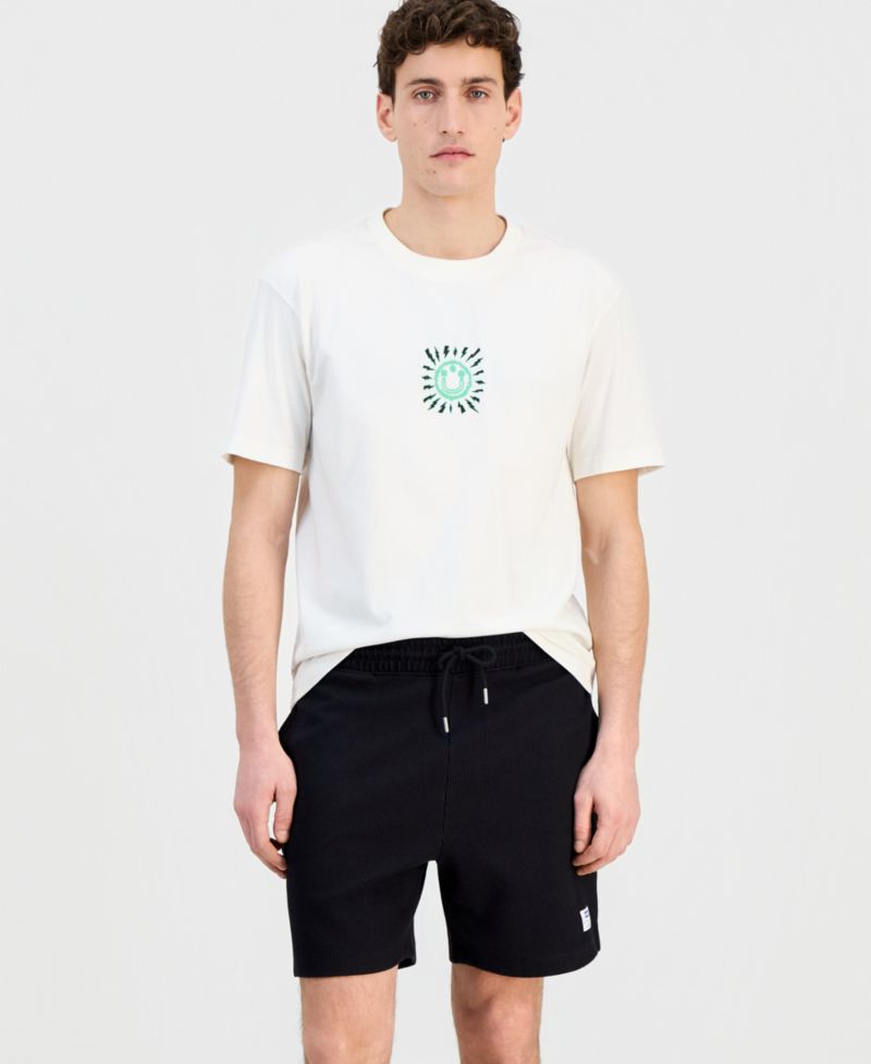 Men's Waffle Jersey 7.9" Drawstring Shorts