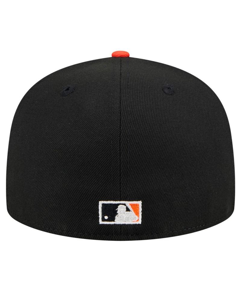 Men's Black San Francisco Giants Shadow Stitch 59FIFTY Fitted Hat