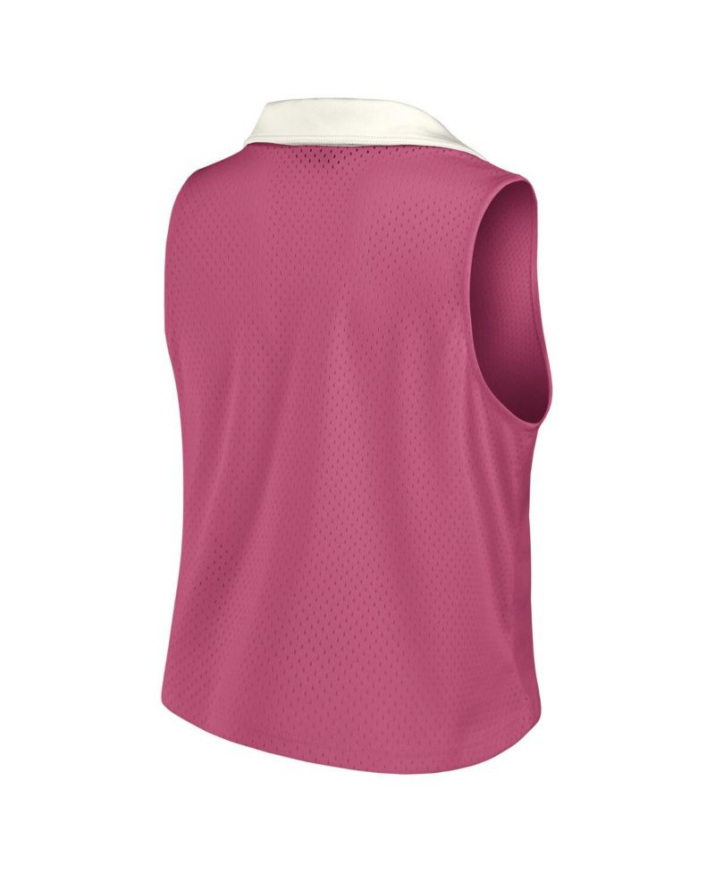 Women's Pink Philadelphia Phillies Studio Wellness V-Neck Tank Top