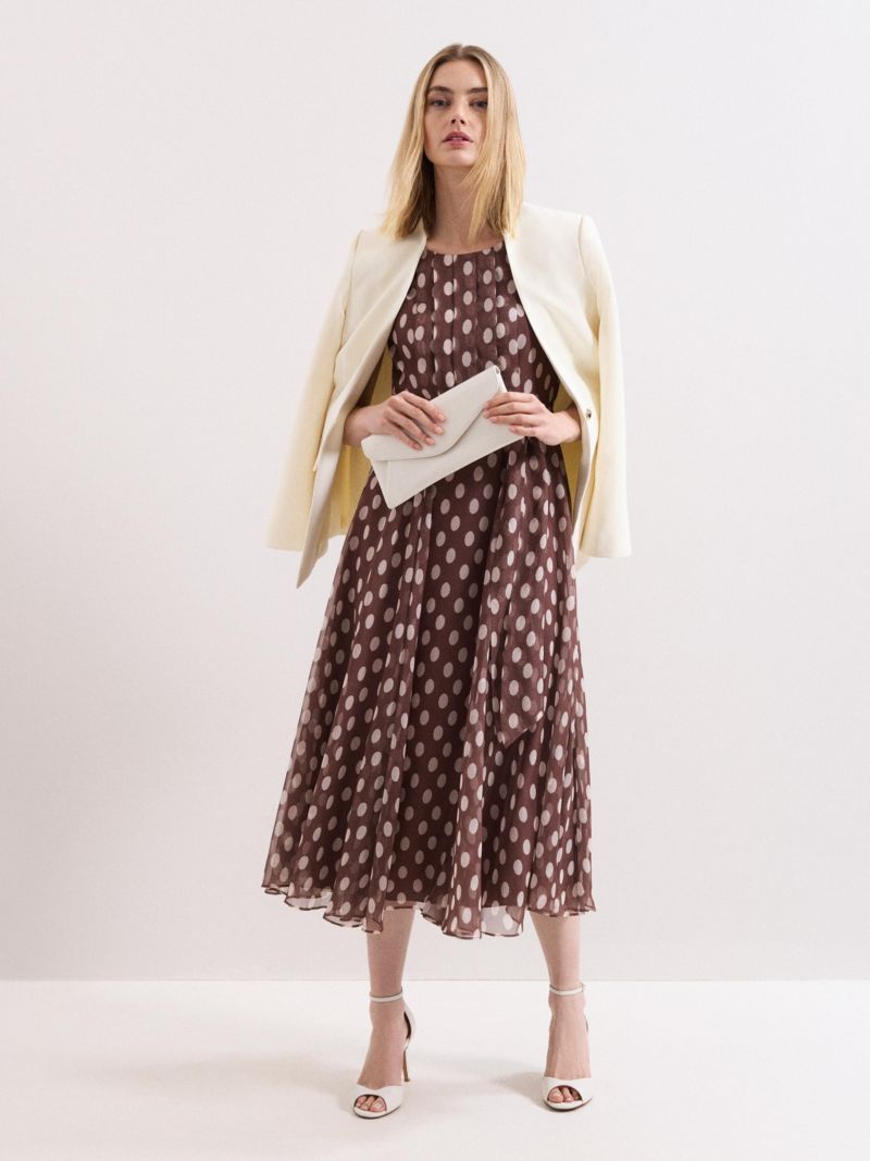Women's Lucinda Midi Spot Dress
