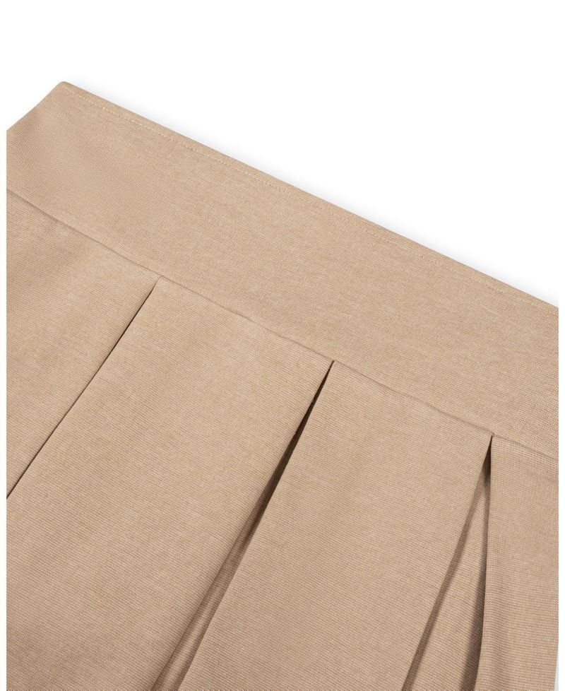 Girls' 4-16 Pleated Ponte Skirt