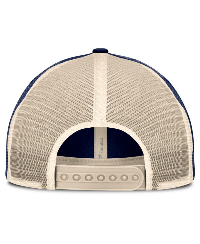 Men's Navy/Natural Colorado Avalanche Rival Trucker Adjustable Hat