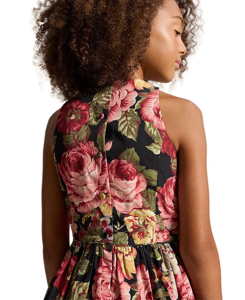 Girls' 7-16 Floral Fit-and-Flare Dress