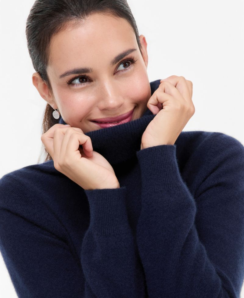 Petite Cashmere Turtleneck Sweater
