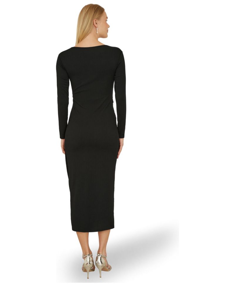 Women's Midi Fitted Stretch Dress
