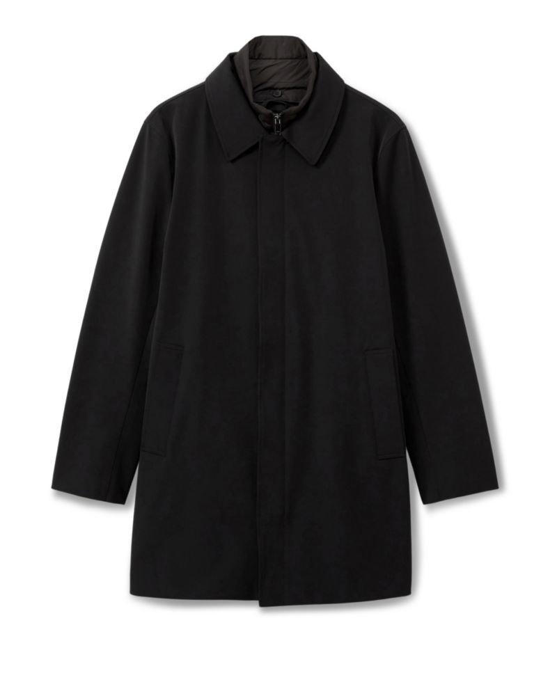 Men's Logan Hybrid Removable Funnel Neck Overcoat