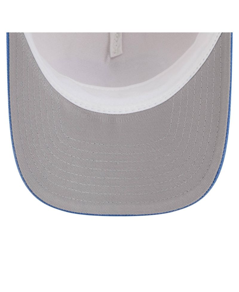 Men's Natural Buffalo Bills Frayed M-Crown A-Frame 9FORTY Adjustable Hat