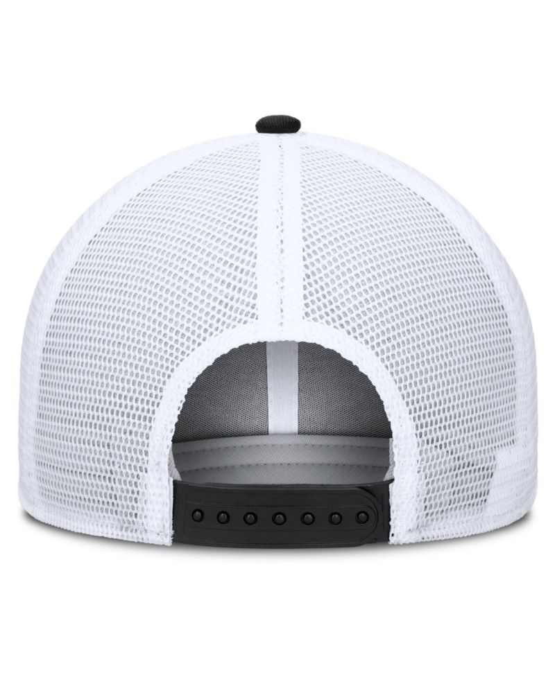 Men's Black/White San Diego Padres Camo Rise Trucker Dri-FIT Adjustable Hat