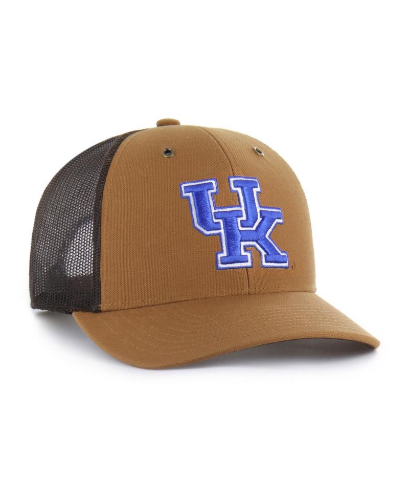 X Carhartt Men's and Women's Brown Kentucky Wildcats Trucker Adjustable Hat