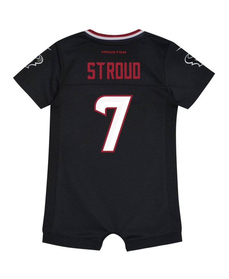 Newborn Infant C.J. Stroud Navy Houston Texans Game Romper Jersey