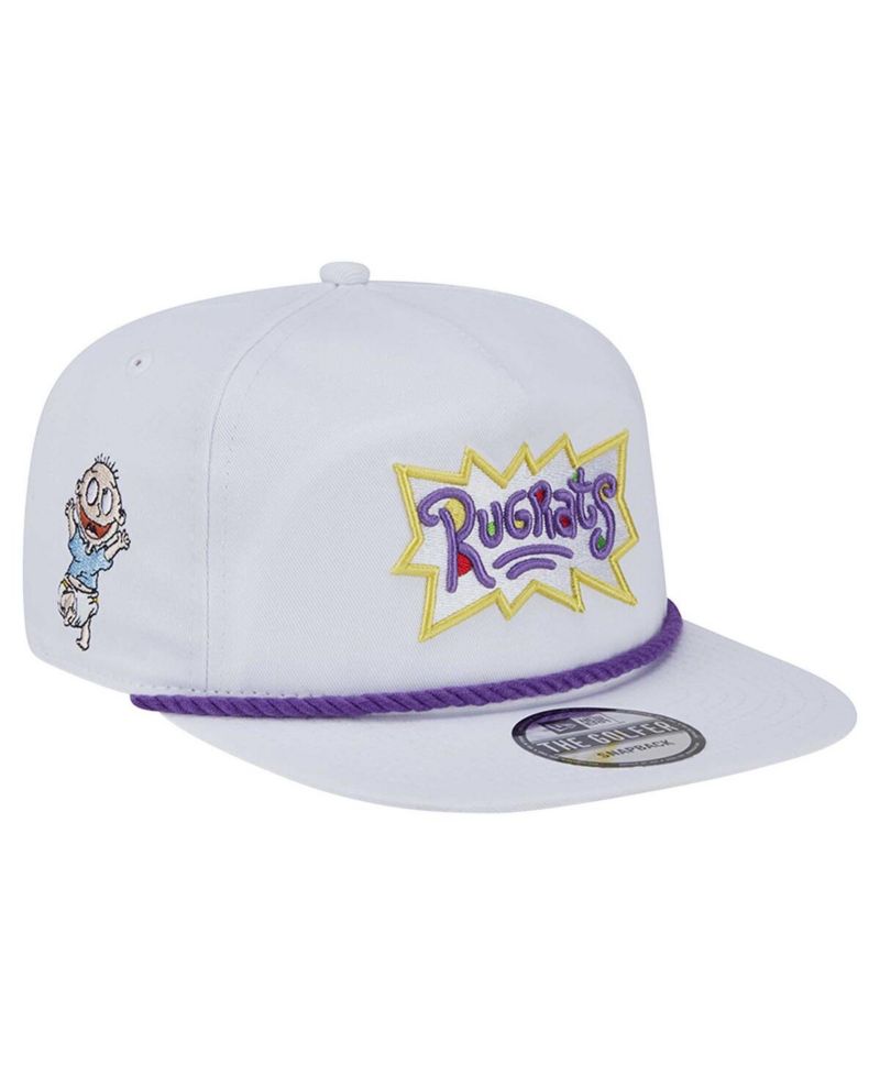 Men's White Rugrats Golfer Snapback Hat