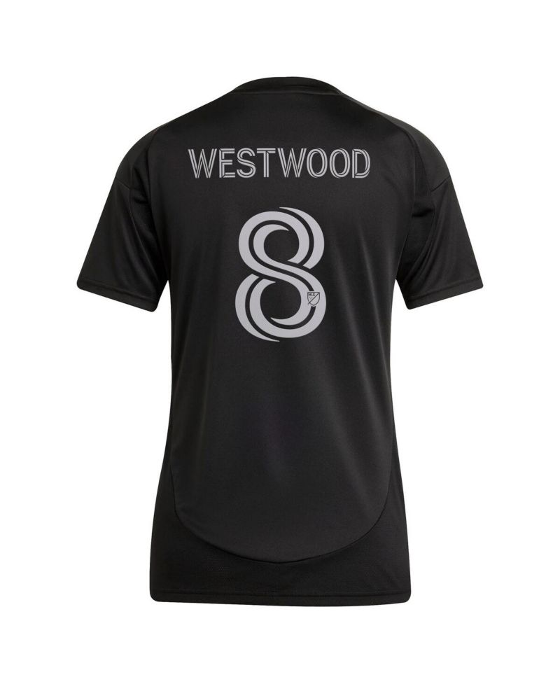 Women's Ashley Westwood Black Charlotte FC 2025 Fortress Kit Replica Player Jersey