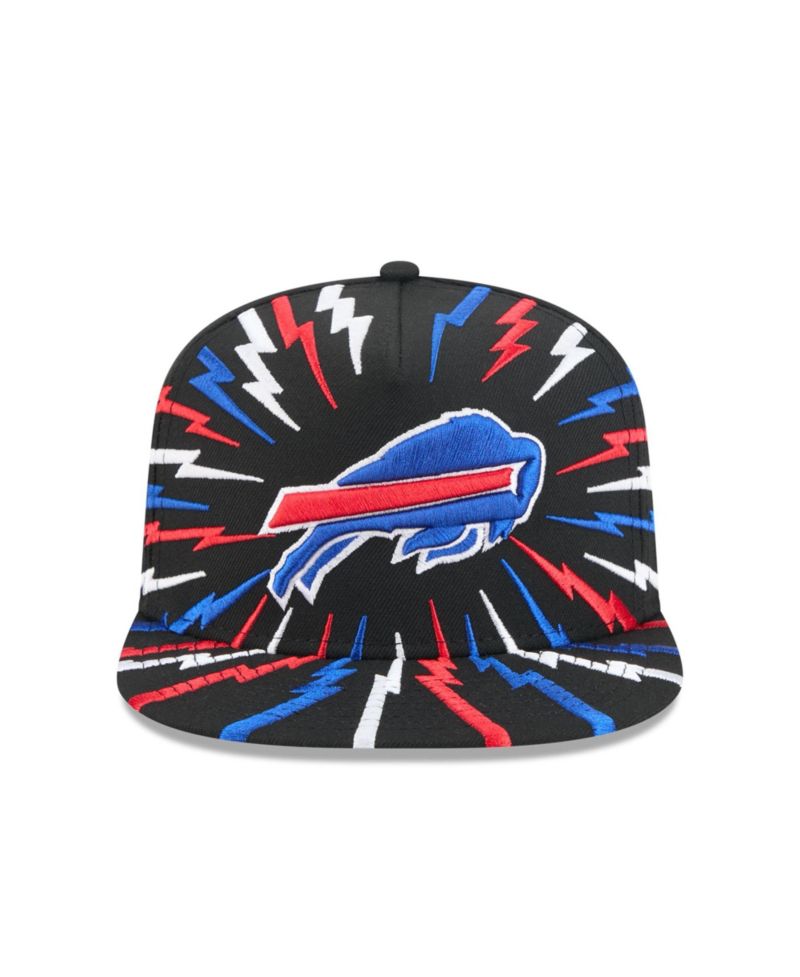 Men's Black Buffalo Bills Bolt A-Frame 9FIFTY Snapback Hat