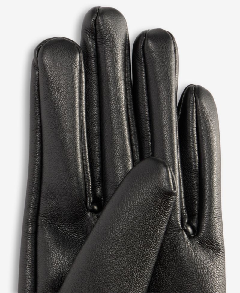 Women's Animal-Print Faux-Fur-Cuff Gloves