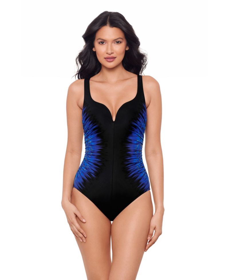 Women's Tummy Control Sweetheart Neck One-Piece Swimsuit