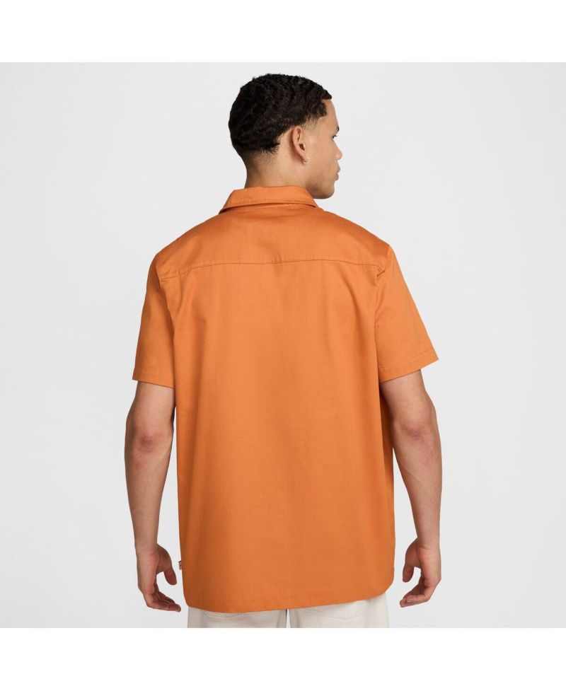 Men's Burnt Orange Club America CA x CA Woven Button-Down Shirt