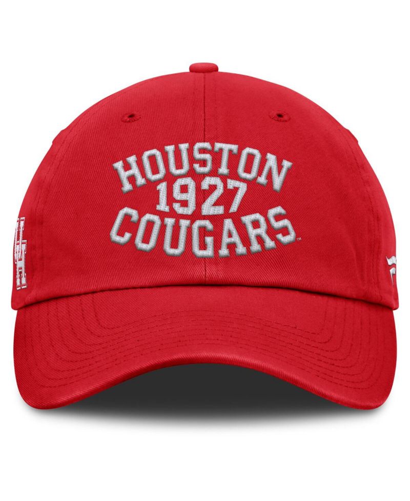 Men's Red Houston Cougars Archer Adjustable Hat