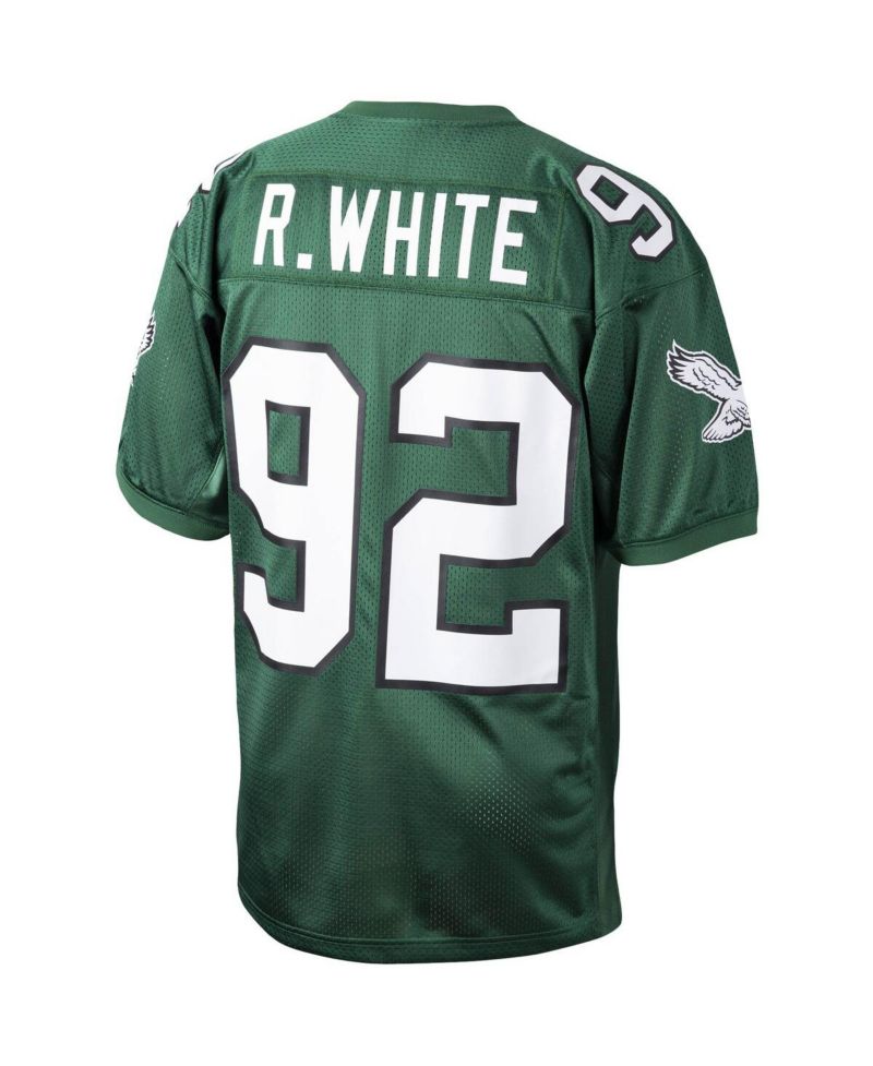 Men's Reggie White Kelly Green Philadelphia Eagles 1992 Authentic Throwback Retired Player Jersey