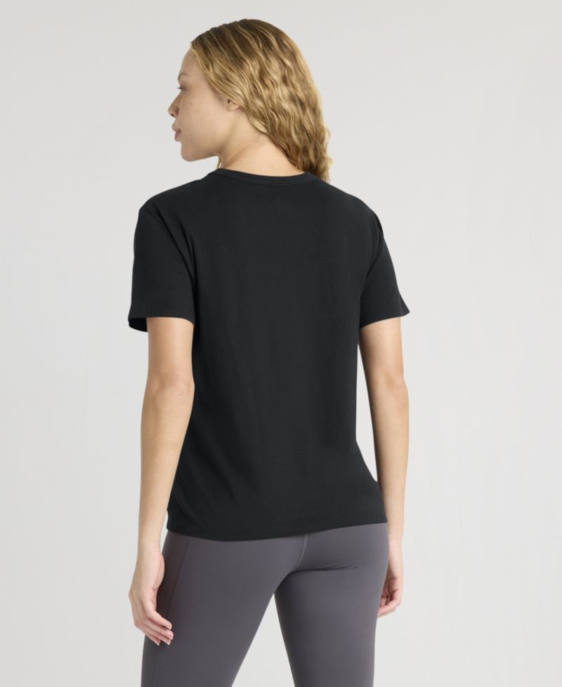Women's Black Minnesota Vikings Essential Legacy T-Shirt