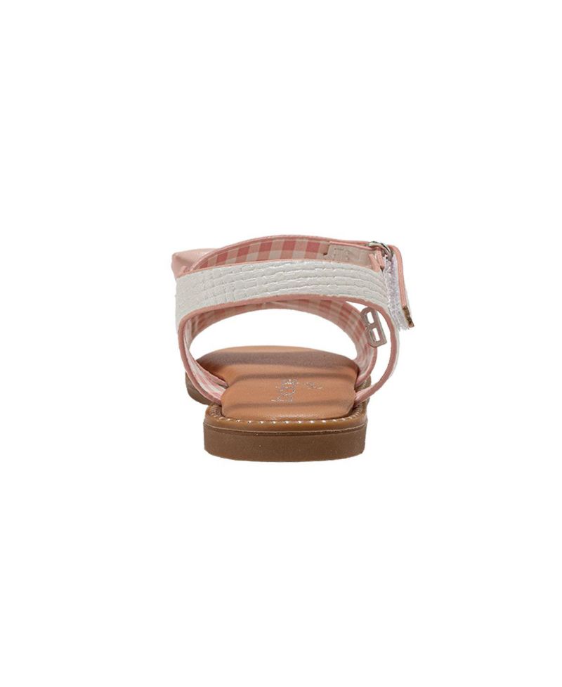 Little Girls Sandals Cute Fashion Flat Sandals and Summer Shoes with Ankle Strap