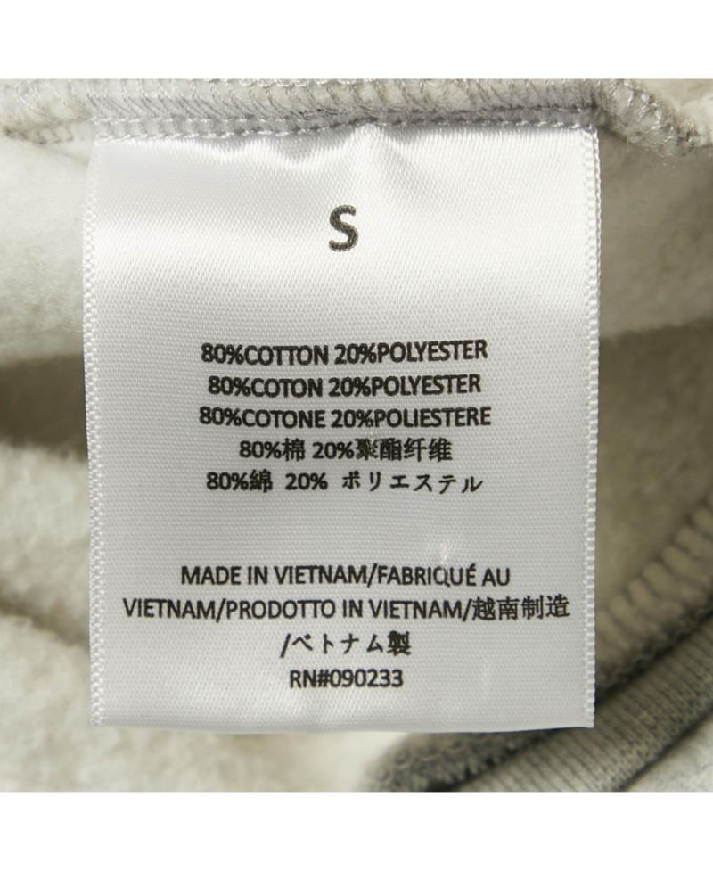 Men's Grey Logo Patch Cotton Hoodie
