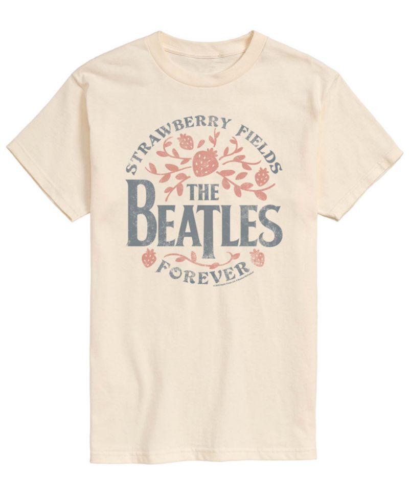 Men's The Beatles The Strawberry Fields Short-Sleeve Graphic T-Shirt