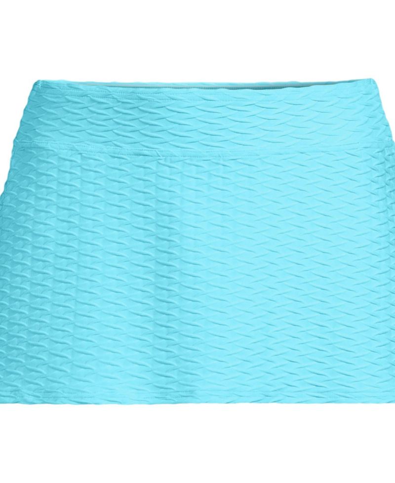 Women's Texture Mini Swim Skirt Swim Bottoms