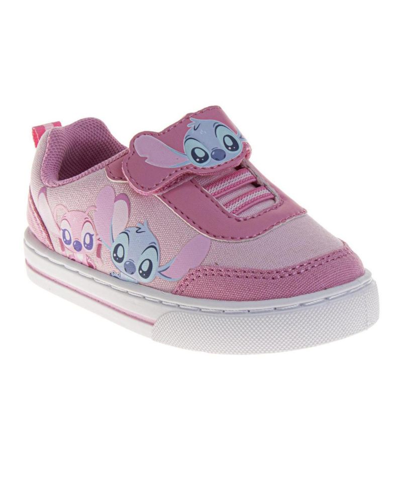 Little Girls (3-10) Stitch Hook & Loop Sneakers