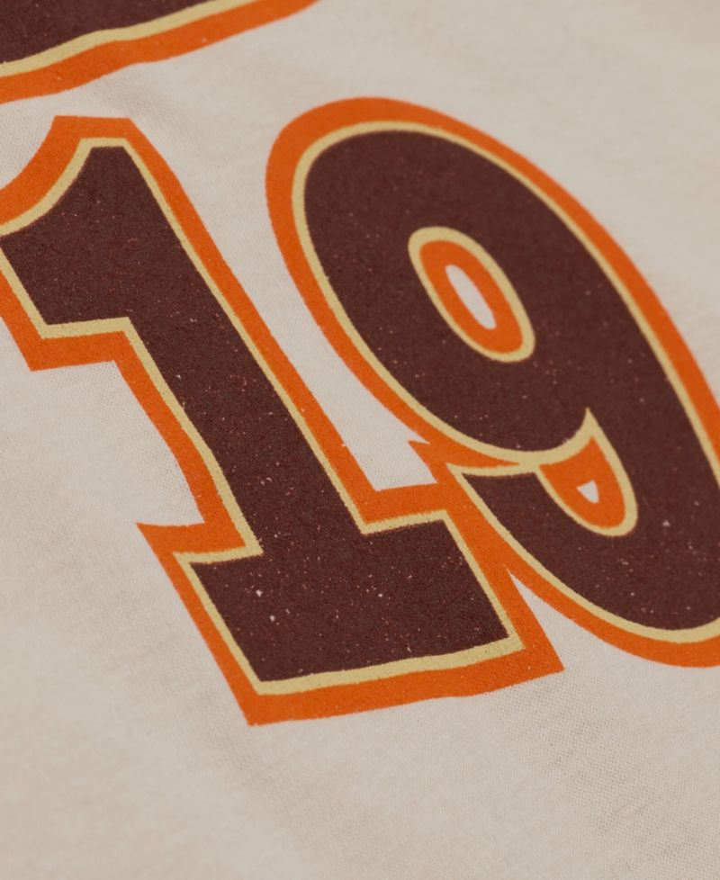 Women's Tony Gwynn Natural San Diego Padres Cooperstown Name & Number Throwback T-Shirt