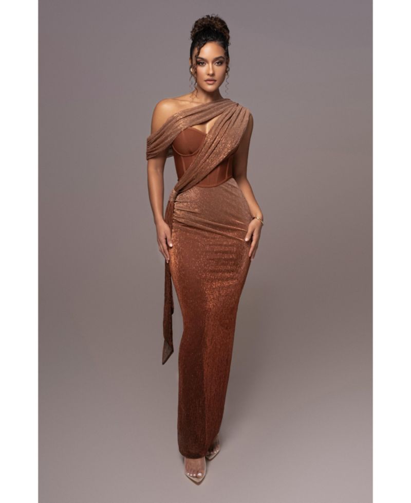 Women's Celestina Draped Maxi Dress