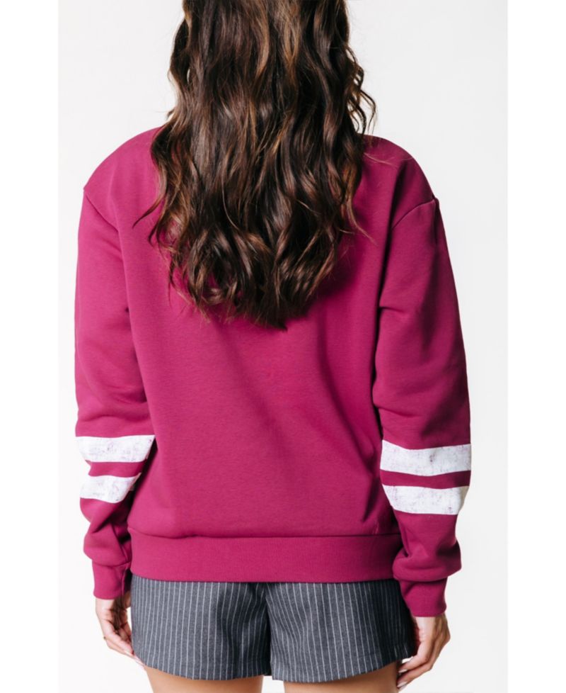 Women's Varsity Logo Relaxed Zip Sweat
