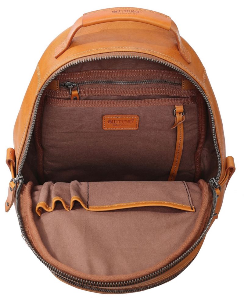 Sun-Wing Small Leather Backpack