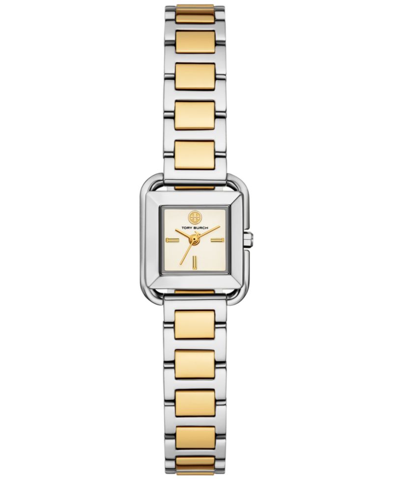 Women's The Kira Square Two-Tone Stainless Steel Bracelet Watch 18mm