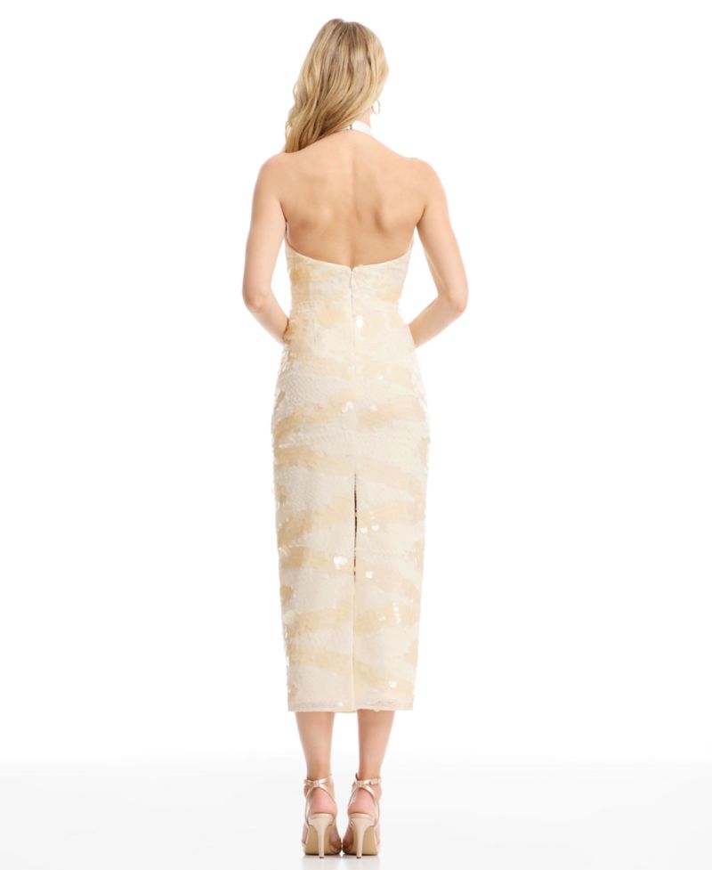 Women's Amani Halter Neck Sheath Dress