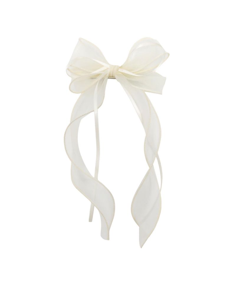 Girls Organza Double Ribbon Clip Gift Set with Tin Case