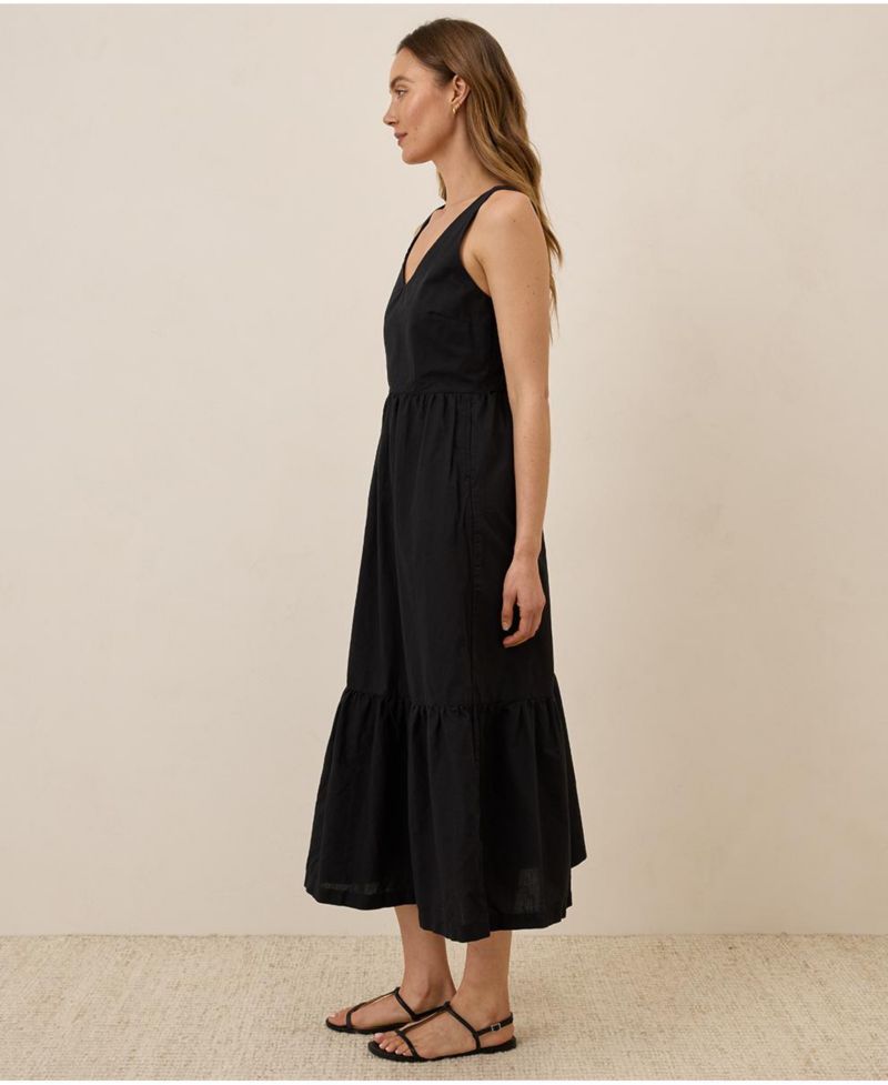 Women's Organic Cotton Canopy Linen Blend Easy Tank Dress