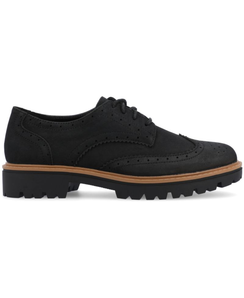 Women's Claudiya Lug Sole Lace Up Oxford Loafers