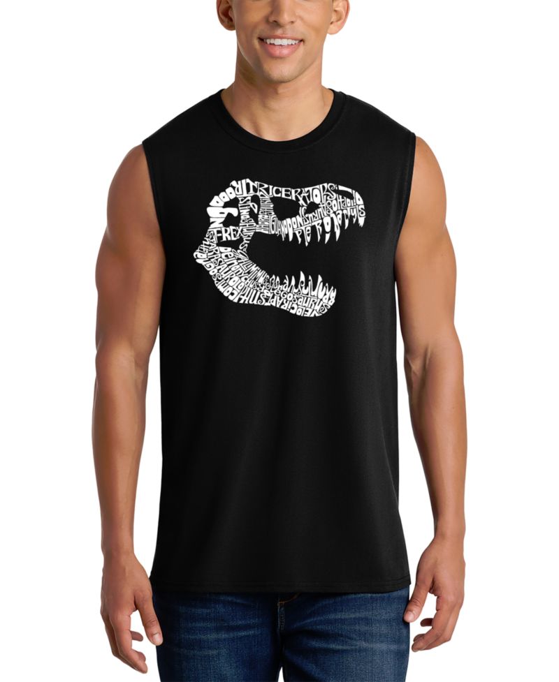 Men's T-Rex Skull Graphic Tank Top