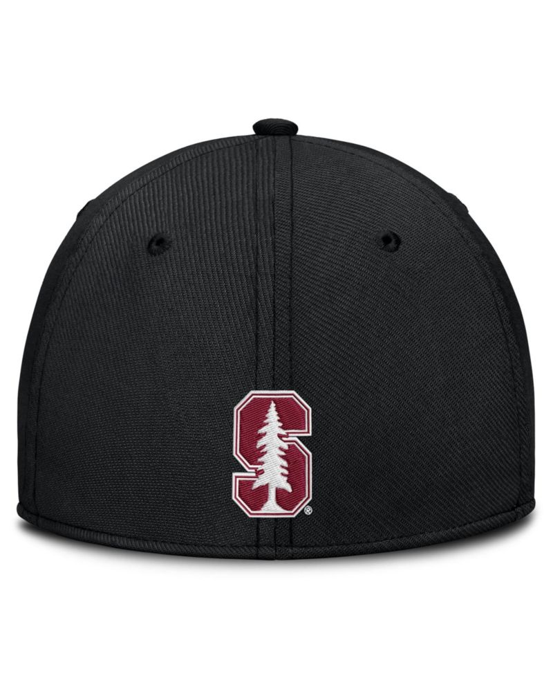 Men's Black Stanford Cardinal Game Day Rise Swooshflex Hat