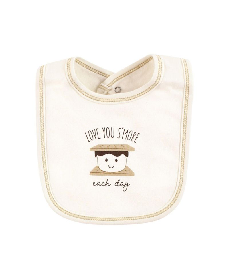 Unisex Natural Cotton Dribble Bibs
