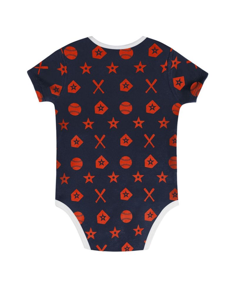 Baby Boys and Girls 2-Piece Navy Detroit Tigers On Deck Diaper Cover Set