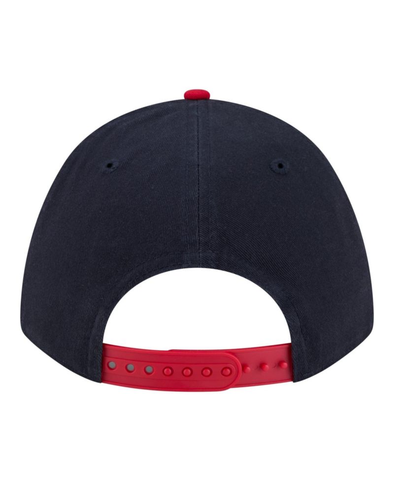 Men's Navy/Red Cleveland Guardians Team Loyal 9FORTY M-Crown Adjustable Hat