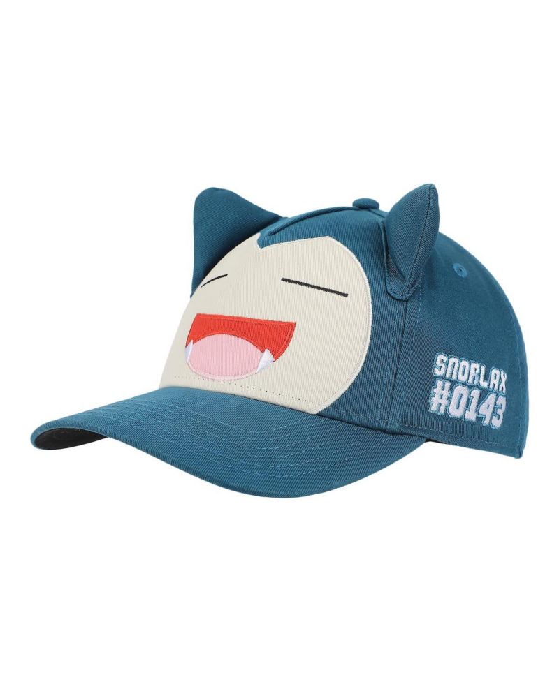 Men's Face Snorlax Adult Blue Traditional Adjustable Hat