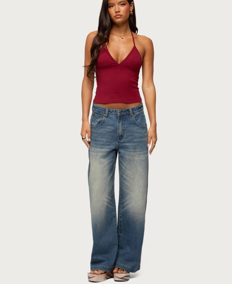 Women's Noriah V Neck Halter Top