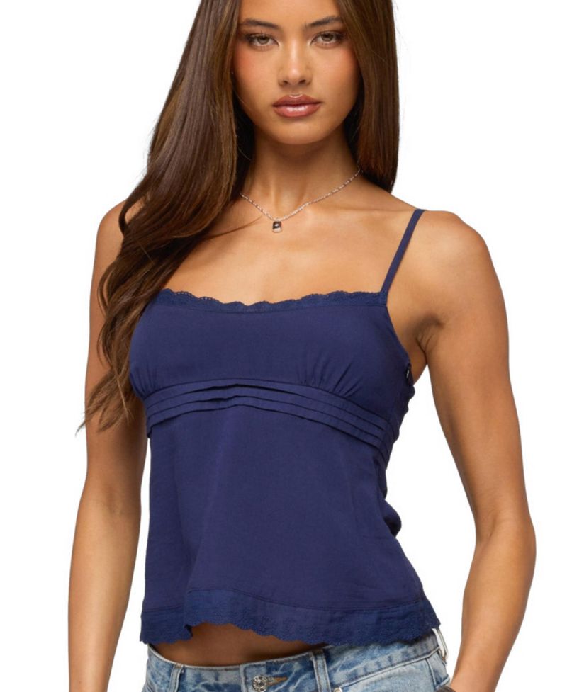 Women's Michal Eyelet Babydoll Tank Top